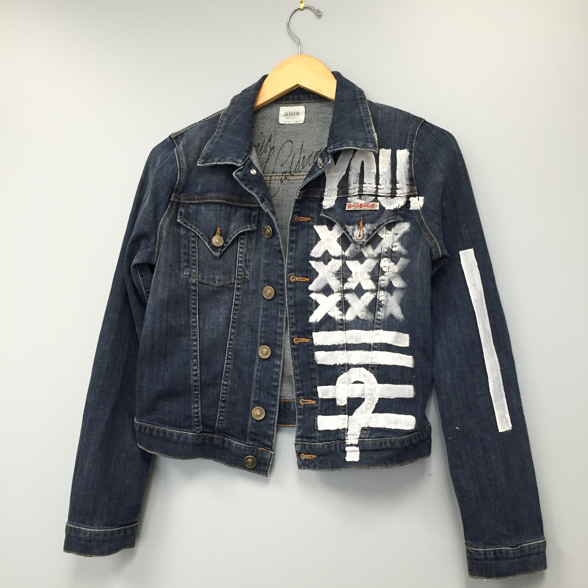 Custom Denim Jacket with Patches, Fashion