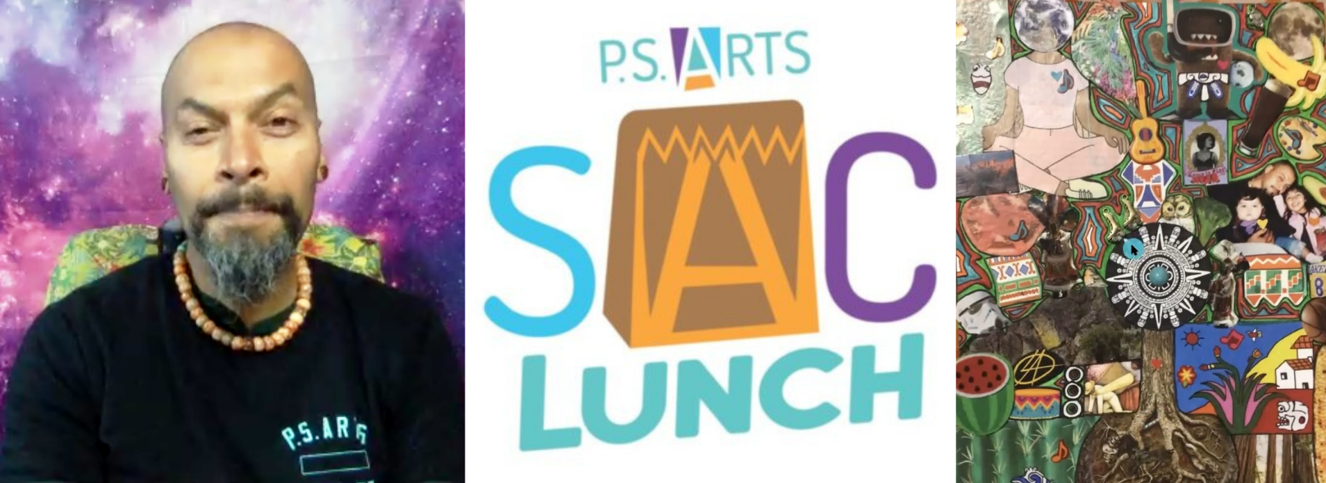 P.S. Arts students welcomed their new Teaching Artist, Mr. David Partida at SAC Lunch Update