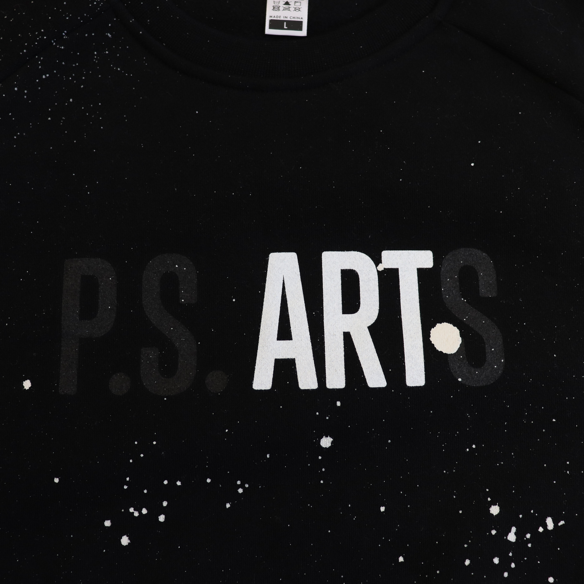 P.S. Arts Splatter Sweatshirt Black