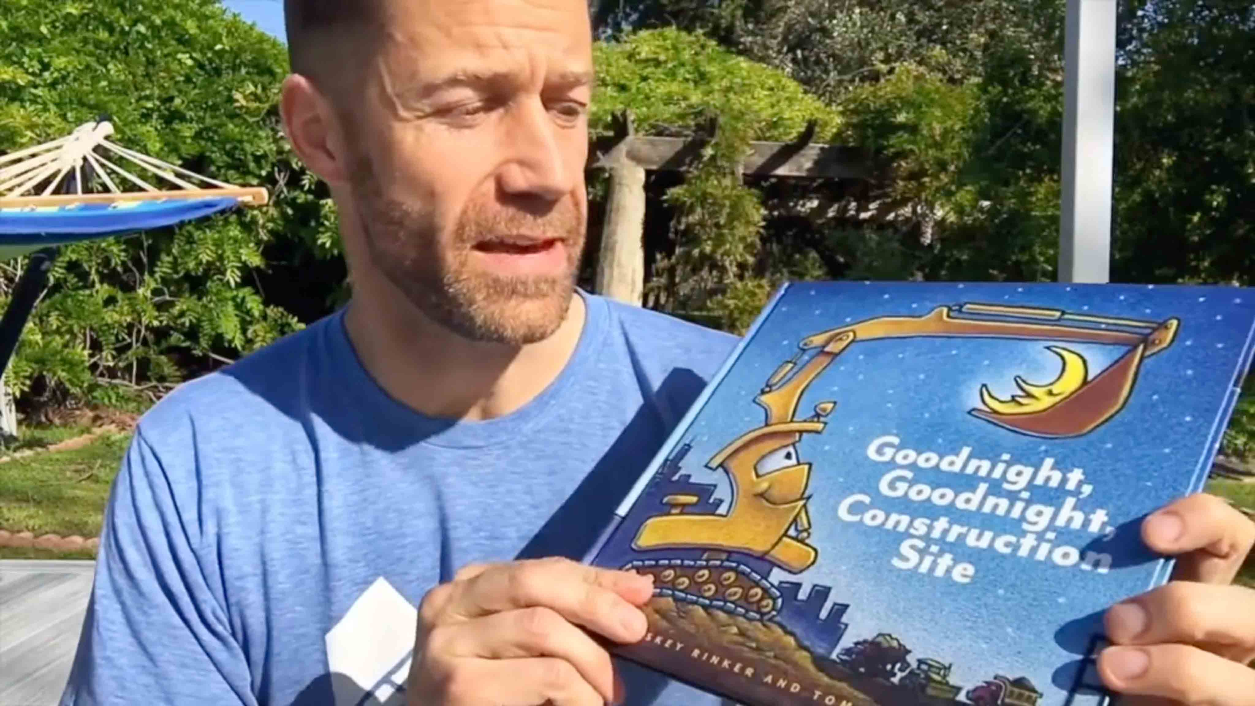 P.S. Arts Colin Ferguson reading the Good night Good night Construction Site