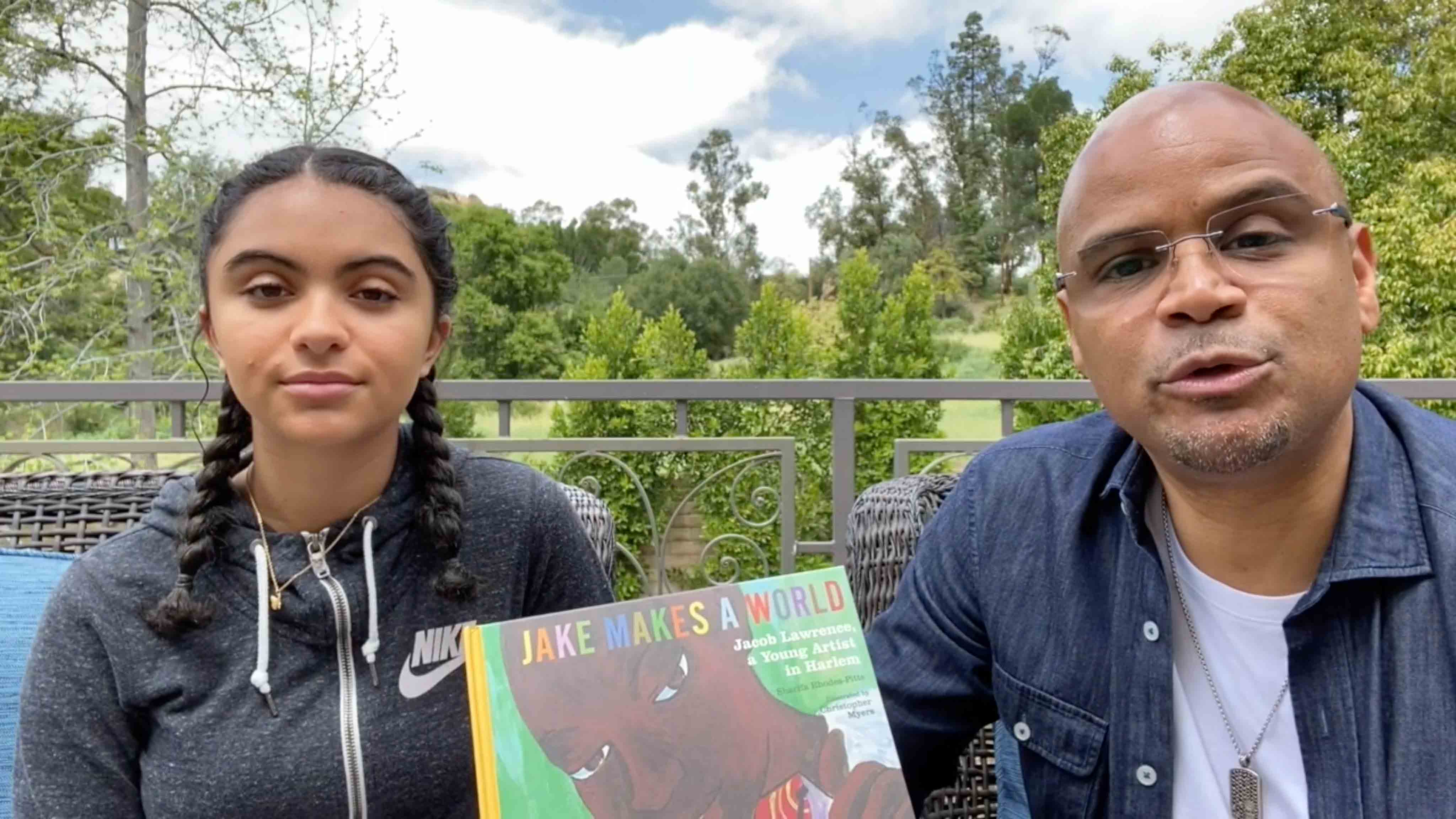 P.S. Arts Dondre Whitfield reads Jake Makes A World
