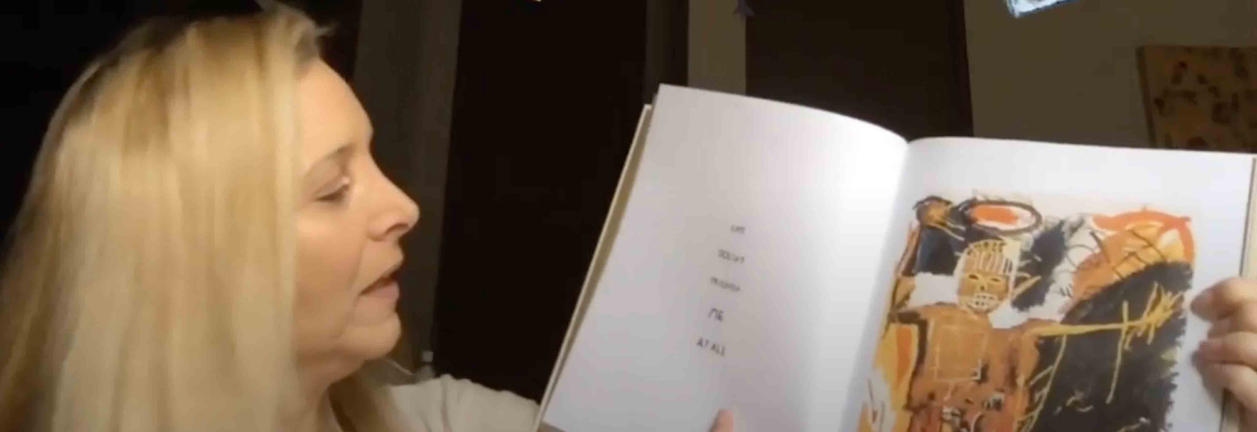 P.S. Arts Lisa Kudrow reading book