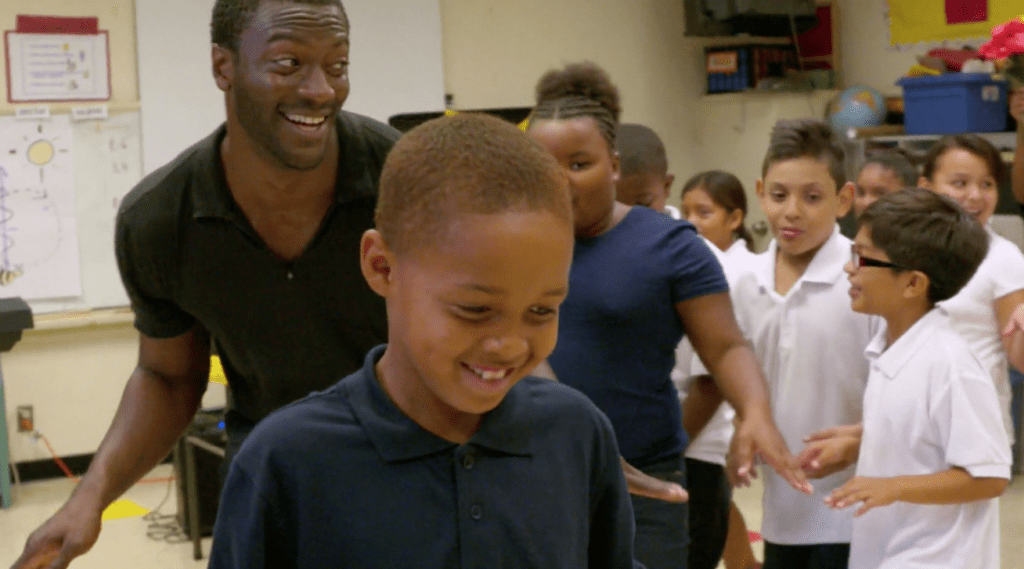 P.S. Arts NBC Give visited P.S. ARTS' program at Martin Luther King Elementary in Compton